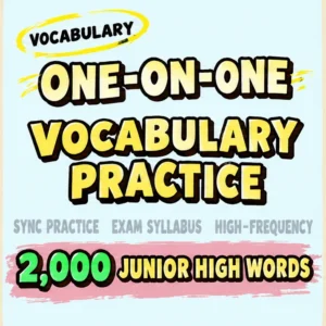 2,000-word vocabulary for junior high school
